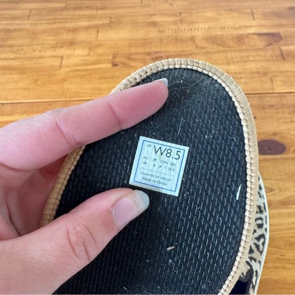 Rothy's The Original Slip On Sneaker Desert Cat Leopard Print Shoes Size 8.5 - Picture 7 of 7